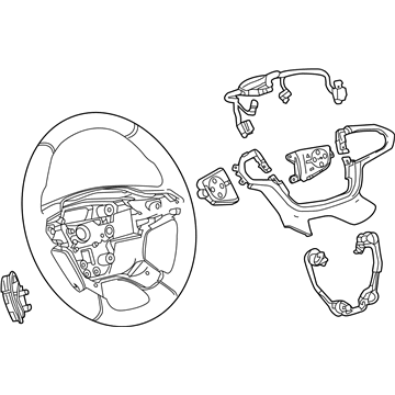 Chevy 84394031 Steering Wheel