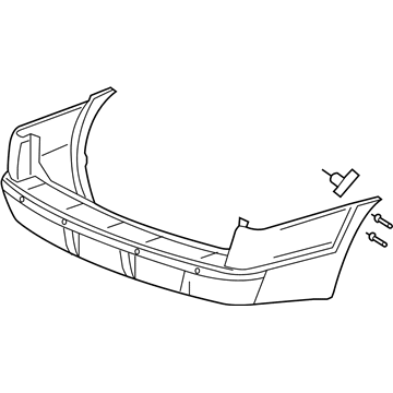 12336006 GM Bumper Cover Illustration 1 of 1