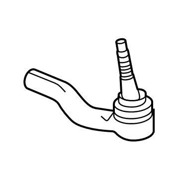 GM 42769693 Outer Tie Rod, Driver Side 42769693 GM Outer Tie Rod, Driver Side Illustration 1 of 1