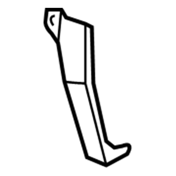 GM 25913450 Rear Body Panel Bracket, Passenger Side 25913450 GM Rear Body Panel Bracket, Passenger Side Illustration 1 of 1