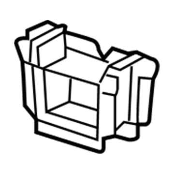 GM 20817906 Rear Body Panel Reinforcement, Passenger Side 20817906 GM Rear Body Panel Reinforcement, Passenger Side Illustration 1 of 1