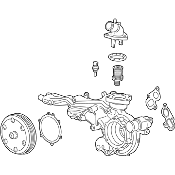 Chevy 12685257 Water Pump