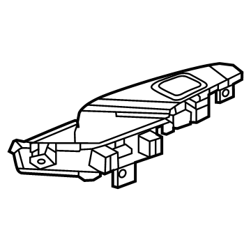 GM 42845438 Plate, Door Window, Jet Black, Rear 42845438 GM Plate, Door Window, Jet Black, Rear Illustration 1 of 1