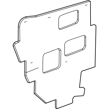 GM 42784037 Insulator, Door Inner Panel 42784037 GM Insulator, Door Inner Panel Illustration 1 of 1