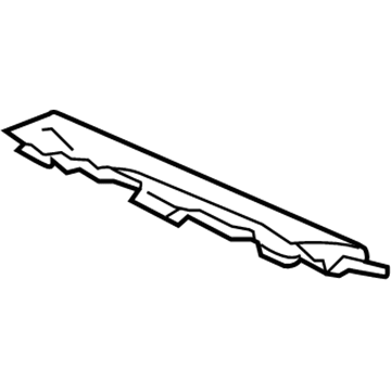 GM 12475437 Center Crossmember 12475437 GM Center Crossmember Illustration 1 of 1