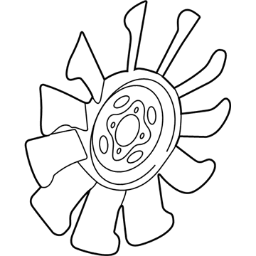 Chevy 15767319 Fan Blade
