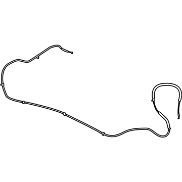 Chevy Fuel Door Release Cable - 19316845