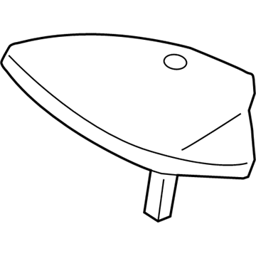 GM 23507431 Antenna, Black 23507431 GM Antenna, Black Illustration 1 of 1
