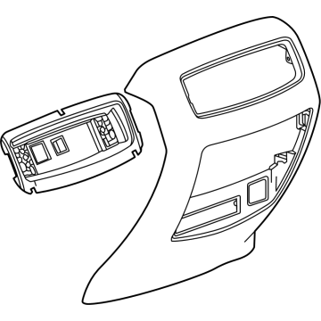 Cadillac 84460879 Rear Trim