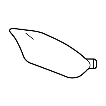 42719863 GM Cover, Rear Passenger Side Illustration 1 of 1