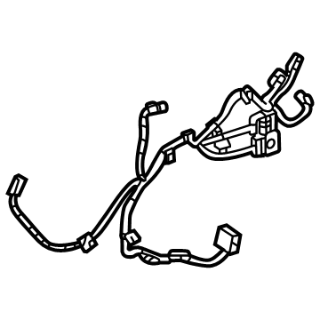 84885220 GM Wire Harness, Rear Passenger Side Illustration 1 of 1