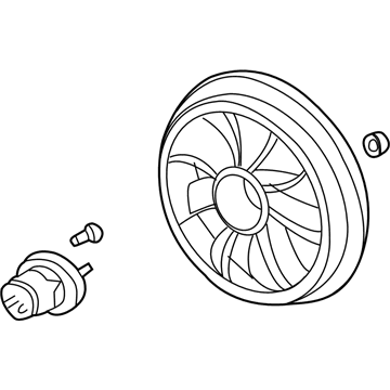 Cadillac 12463003 Fan Blade