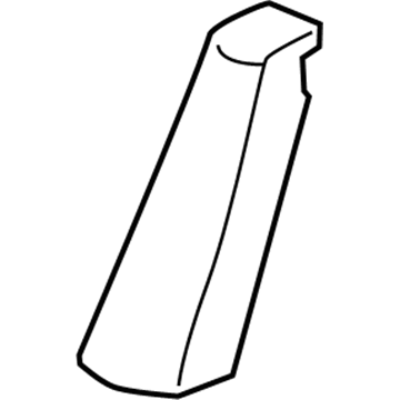 GM 10396695 Seat Back Cover, Rear Passenger Side 10396695 GM Seat Back Cover, Rear Passenger Side Illustration 1 of 1