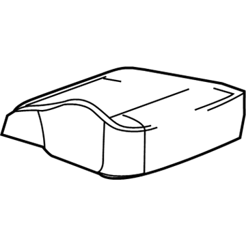 15780135 GM Seat Cushion Pad, Front Passenger Side Illustration 1 of 1