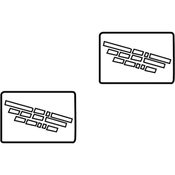 GM 84822048 VIN Label 84822048 GM VIN Label Illustration 1 of 1