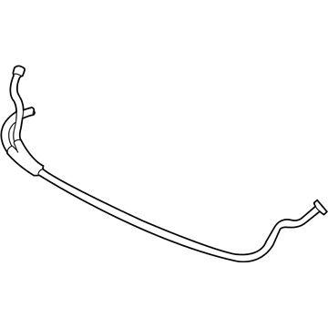 GM 19353708 Washer Hose 19353708 GM Washer Hose Illustration 1 of 1