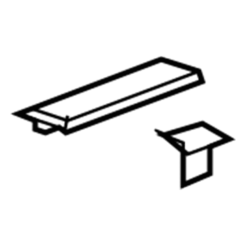 GM 25902614 Rear Sill Plate 25902614 GM Rear Sill Plate Illustration 1 of 1