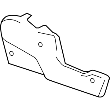 GM 88949486 Lower Cover, Passenger Side 88949486 GM Lower Cover, Passenger Side Illustration 1 of 1