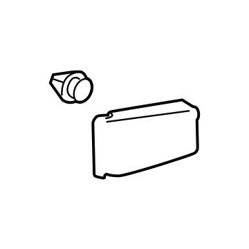 GM 95017728 Upper Trim 95017728 GM Upper Trim Illustration 1 of 1