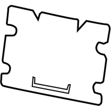 GM 92266044 Reinforcement Panel 92266044 GM Reinforcement Panel Illustration 1 of 1