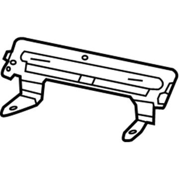 GM 92202349 Child Seat Bracket 92202349 GM Child Seat Bracket Illustration 1 of 1