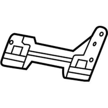 GM 92202348 Child Seat Bracket 92202348 GM Child Seat Bracket Illustration 1 of 1