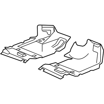 GM 22789968 Carpet, Titanium, Front Driver Side 22789968 GM Carpet, Titanium, Front Driver Side Illustration 1 of 1