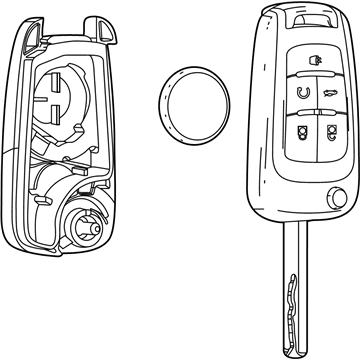 23335583 GM Key Illustration 1 of 1