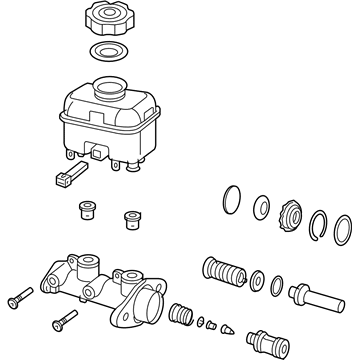 Pontiac Brake Master Cylinder Repair Kit - 92121736
