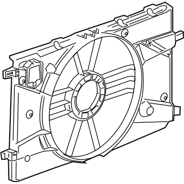 Buick 13360890 Fan Shroud