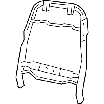 Chevy 12454720 Seat Back Frame