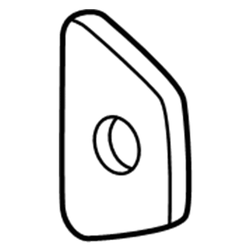 GM 10171148 Glass Latch Reinforcement 10171148 GM Glass Latch Reinforcement Illustration 1 of 1