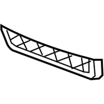 GM 15264513 Lower Grille 15264513 GM Lower Grille Illustration 1 of 1