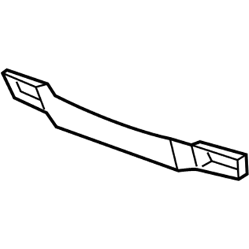 GM 15893975 Tow Bracket Cover 15893975 GM Tow Bracket Cover Illustration 1 of 1