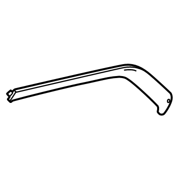 GM 84925314 Trim Molding, Front Driver Side 84925314 GM Trim Molding, Front Driver Side Illustration 1 of 1