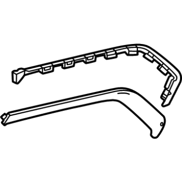 GM 84925304 Trim Assembly, Driver Side 84925304 GM Trim Assembly, Driver Side Illustration 1 of 1