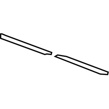 10347106 GM Radiator Upper Seal Illustration 1 of 1