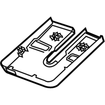 GM 20965928 Mirror Cover, Rear 20965928 GM Mirror Cover, Rear Illustration 1 of 1