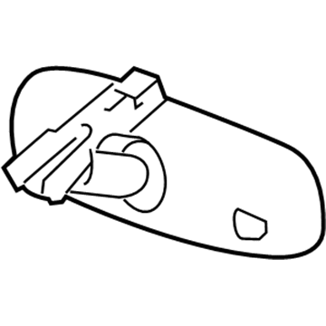 GM 13540310 Mirror Inside, Rear 13540310 GM Mirror Inside, Rear Illustration 1 of 1