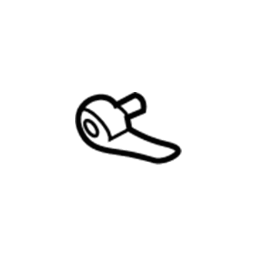 GM 12532219 Release Handle, Gray, Rear Driver Side 12532219 GM Release Handle, Gray, Rear Driver Side Illustration 1 of 1