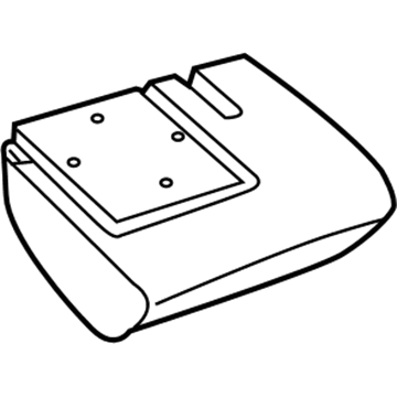 GM 88949284 Seat Cushion Pad 88949284 GM Seat Cushion Pad Illustration 1 of 1