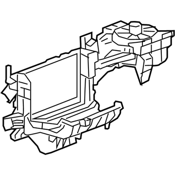 87848950 GM Case, A/C Evaporator Core Housing Illustration 1 of 1