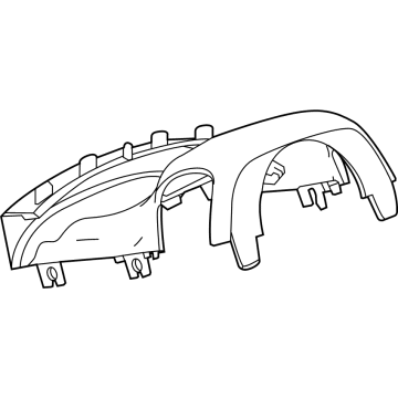 Chevy 42849962 Upper Column Cover