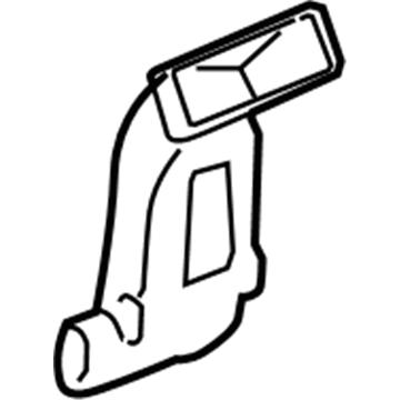 GM 10430106 Floor Duct 10430106 GM Floor Duct Illustration 1 of 1