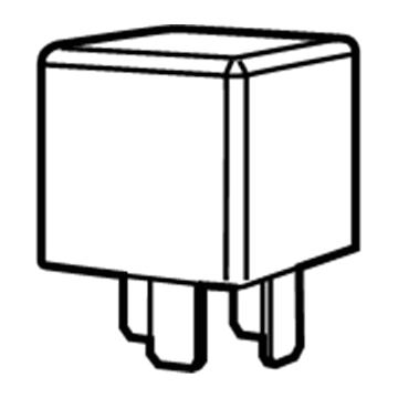 GM 19119299 Relay, Black 19119299 GM Relay, Black Illustration 1 of 1