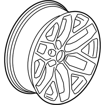 Chevy 84346103 Wheel, Alloy