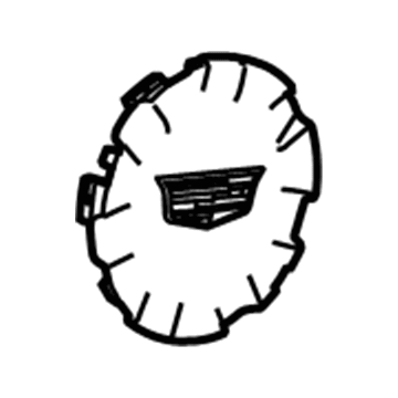 GM 23432313 Center Cap 23432313 GM Center Cap Illustration 1 of 1