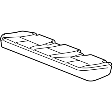 GM 15813970 Seat Cover, Gray, Rear 15813970 GM Seat Cover, Gray, Rear Illustration 1 of 1