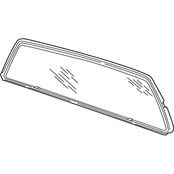 Chevy 15574065 Back Glass