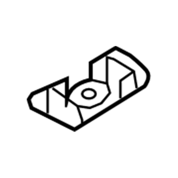 13124775 GM Access Cover Clip Illustration 1 of 1